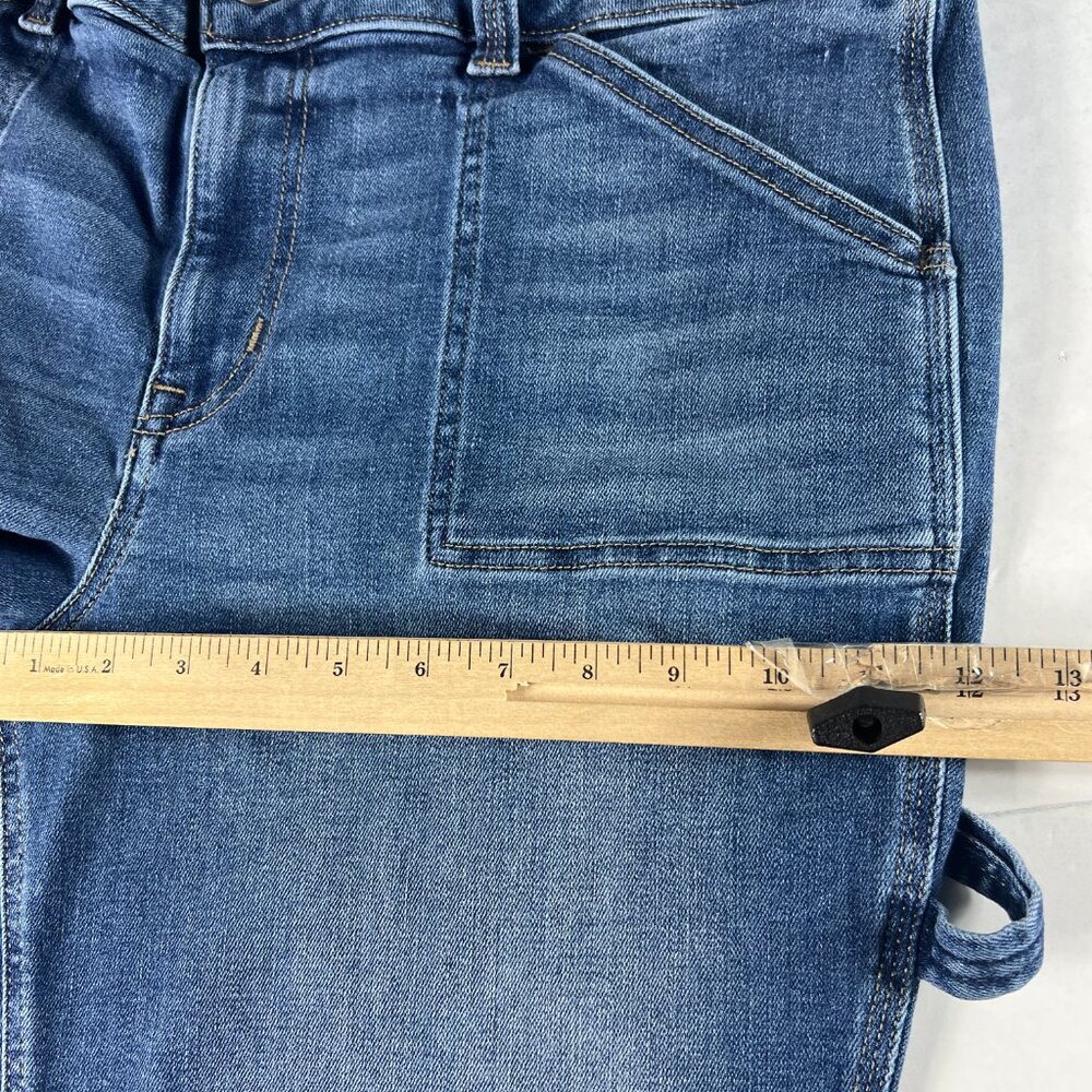 Edgely Jeans Womens Plus 40x25* High Rise Slim Straight Ankle Blue Denim Tag 20W - Picture 14 of 16
